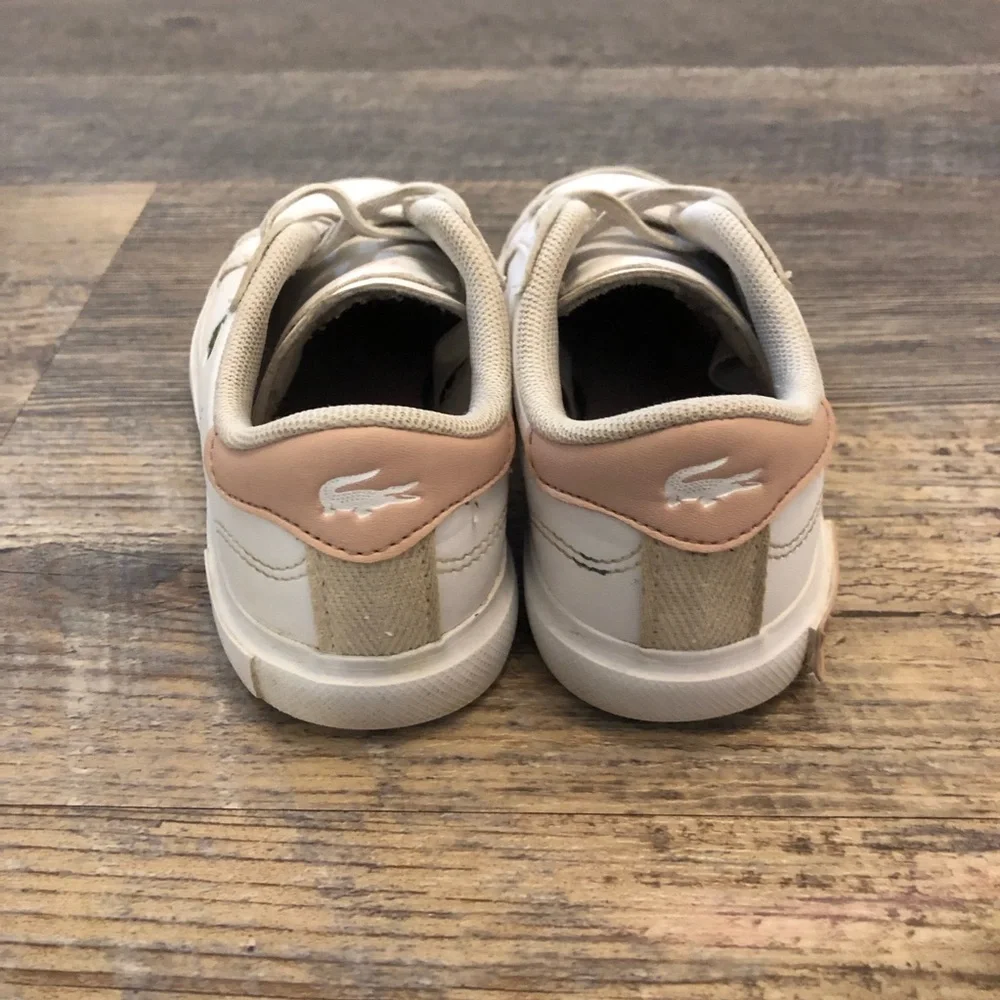 toddler Lacoste shoes size 8 GUC